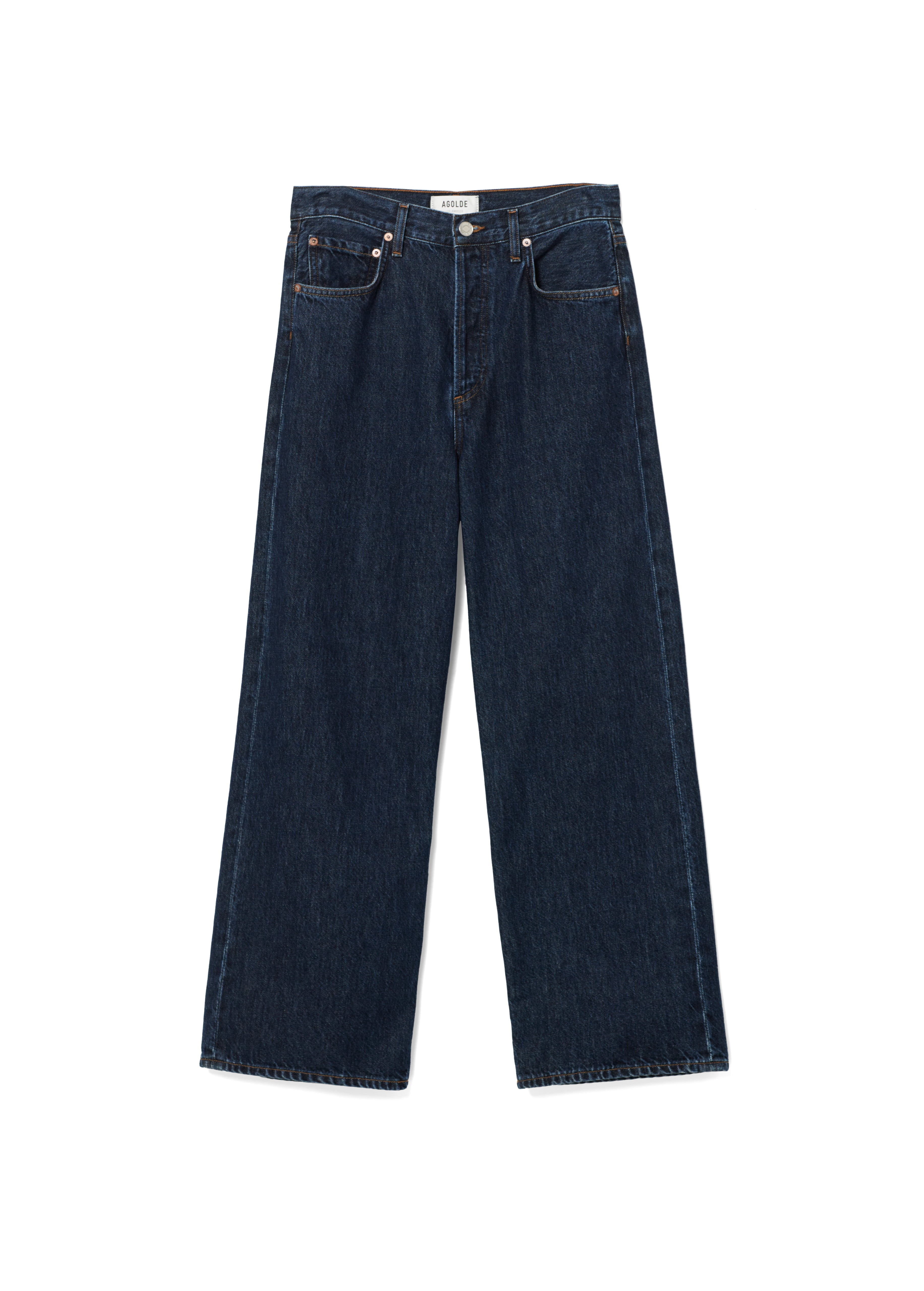 Agolde Ren Hi Rise Wide Leg - Polished