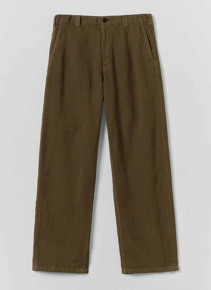 TOAST Rory Linen Trouser - Bronze Green