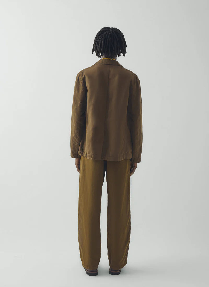 TOAST Rory Linen Trouser - Bronze Green
