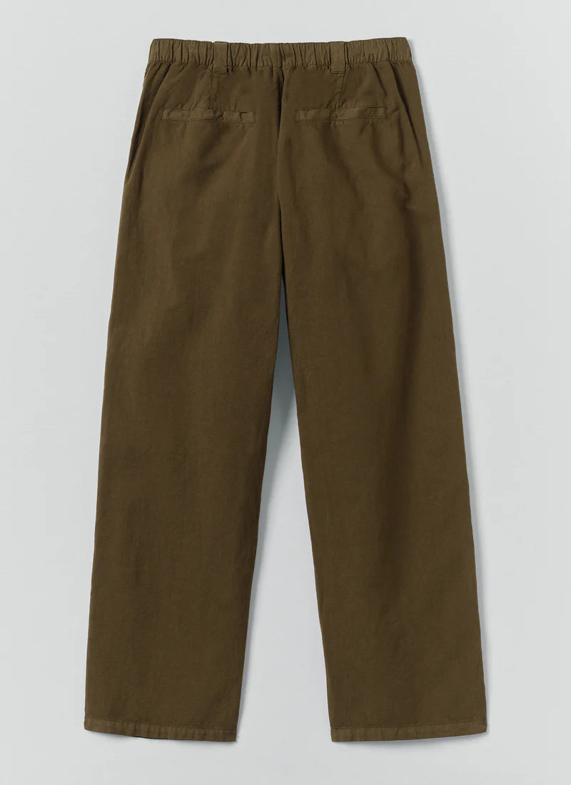 TOAST Rory Linen Trouser - Bronze Green