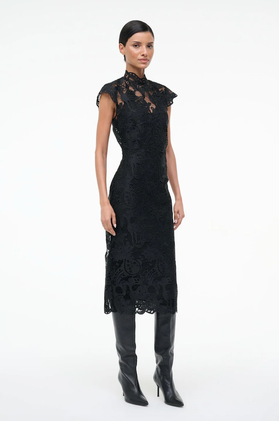Staud Rosaline Dress - Black