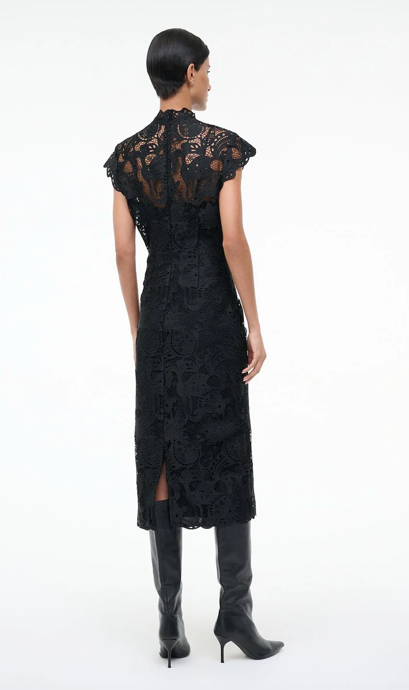 Staud Rosaline Dress - Black