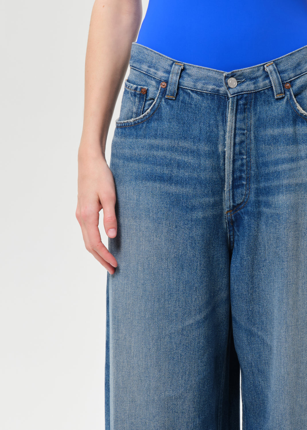 AGOLDE Rounded Baggy Jeans - Expression