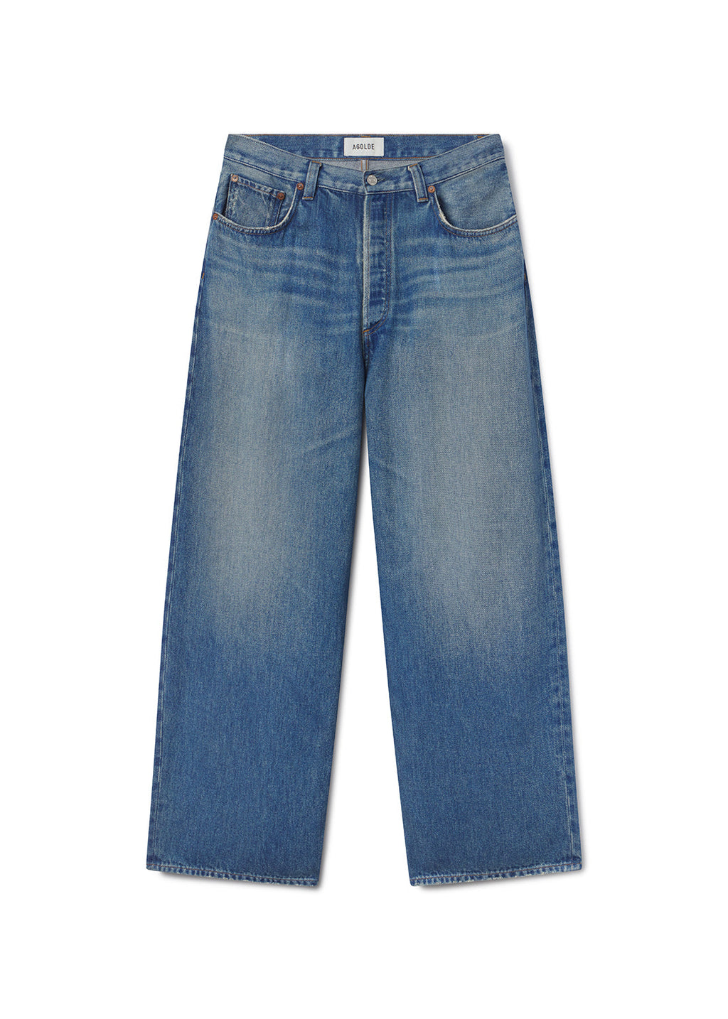 AGOLDE Rounded Baggy Jeans - Expression