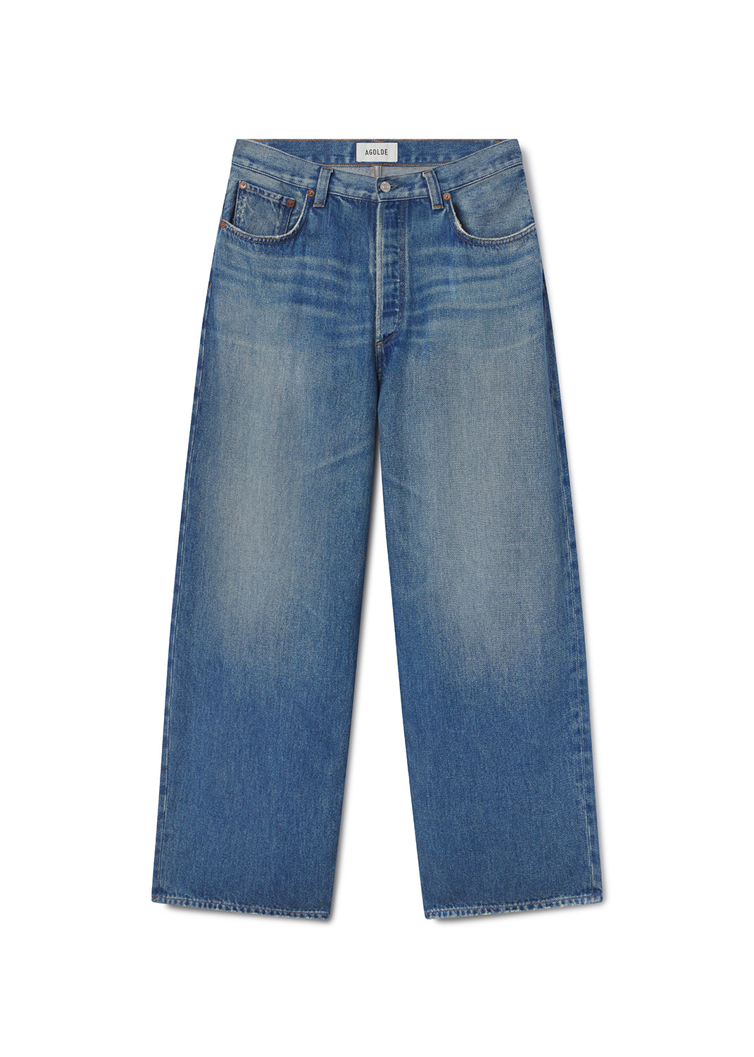 AGOLDE Rounded Baggy Jeans - Expression