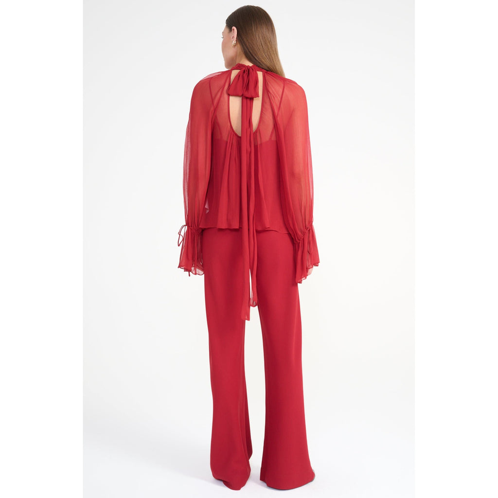 Staud Roux Top - Pomegranate