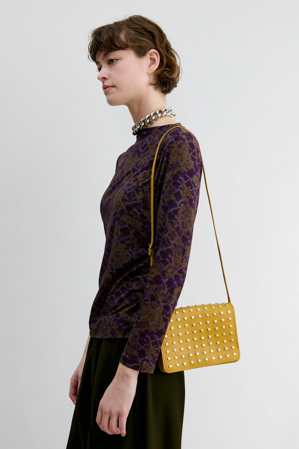 Rachel Comey Studded L'Appat Bag - Mustard