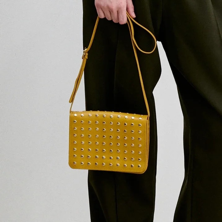 Rachel Comey Studded L'Appat Bag - Mustard