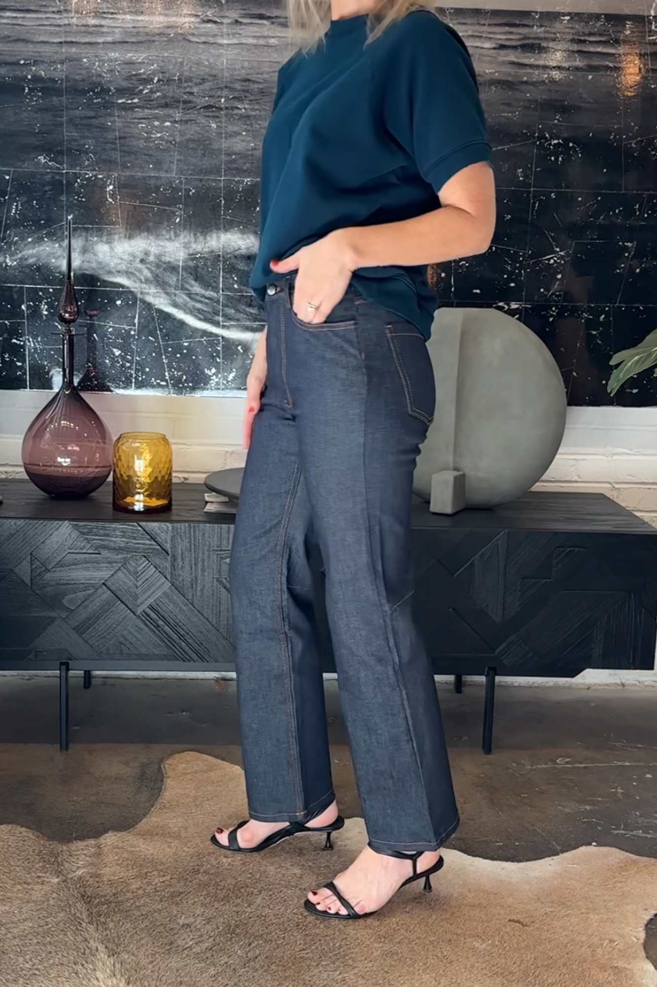 Rachel Comey Sunny Stretch Denim Jeans - Super Raw