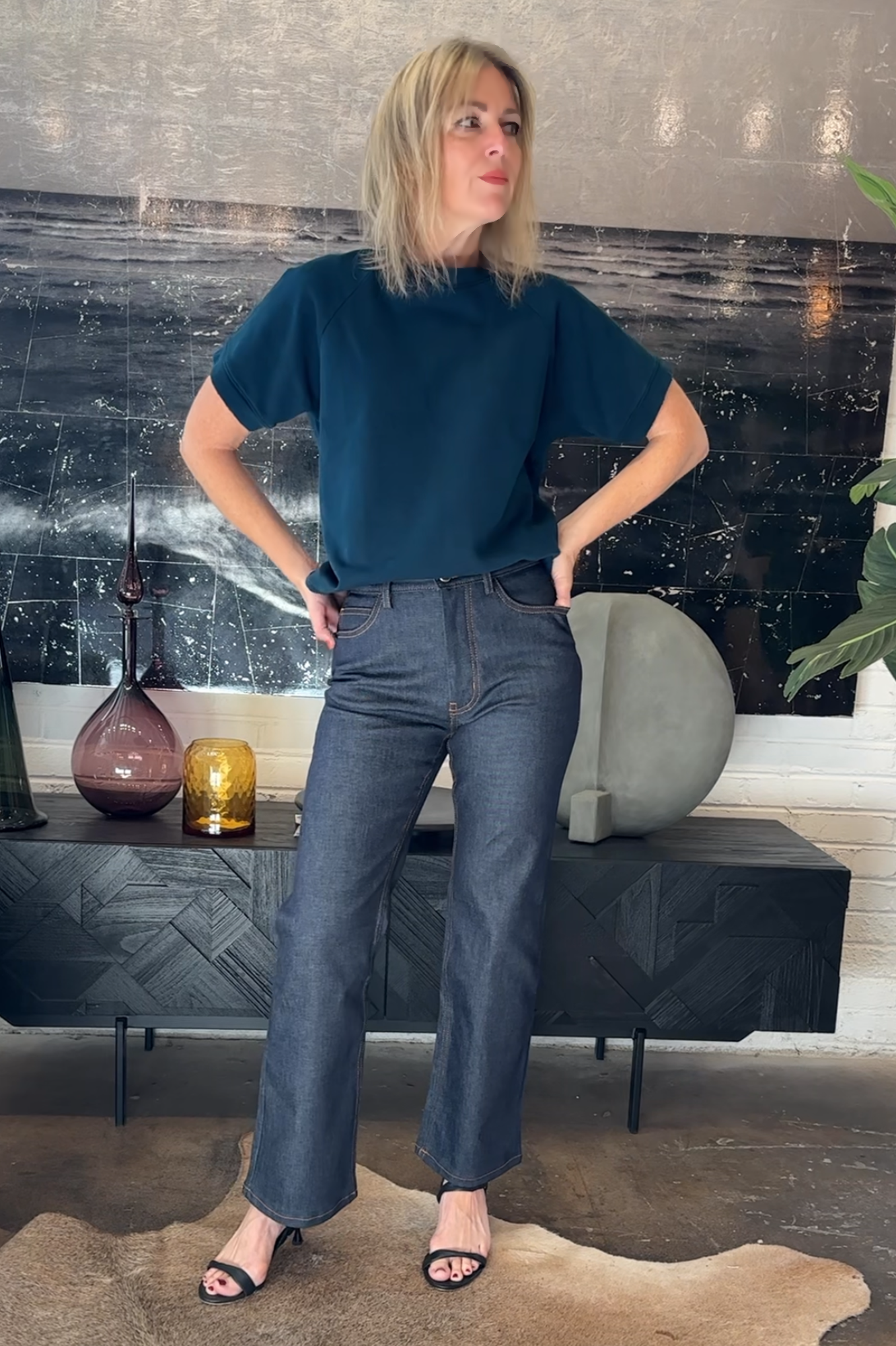 Rachel Comey Sunny Stretch Denim Jeans - Super Raw