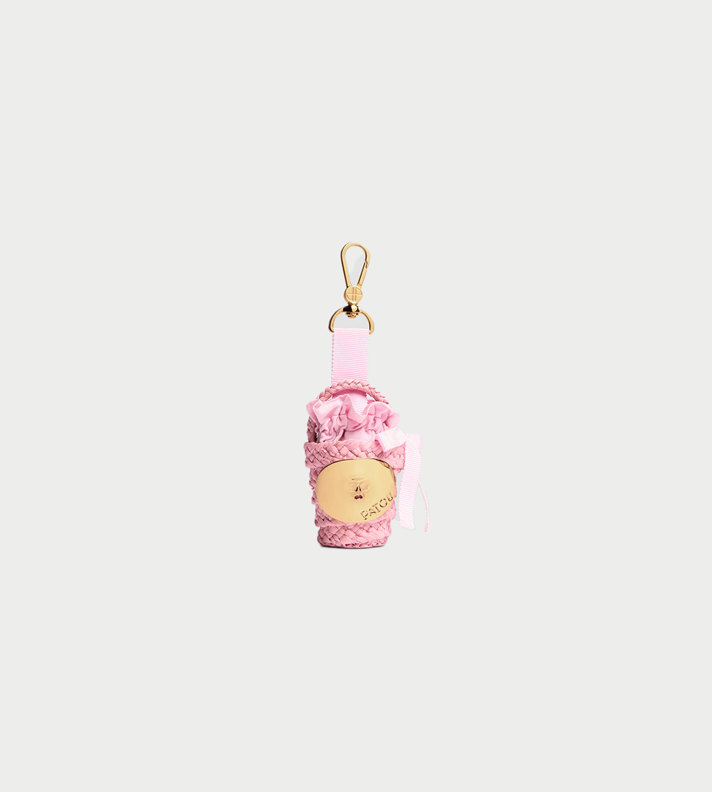 Patou Raffia Bag Charm - Pink