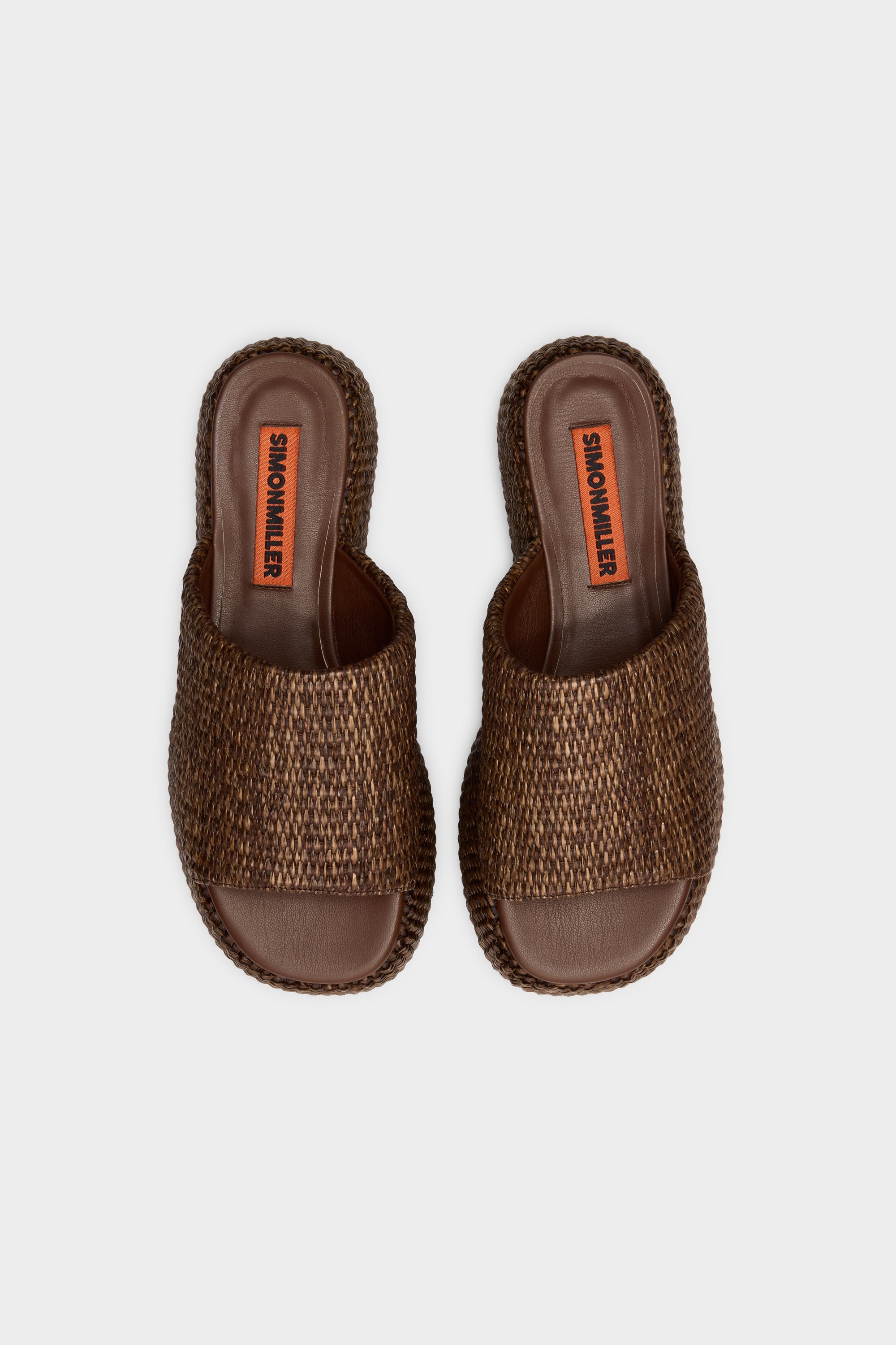 Simon Miller Raffia Cloudy Platform - Chocolate