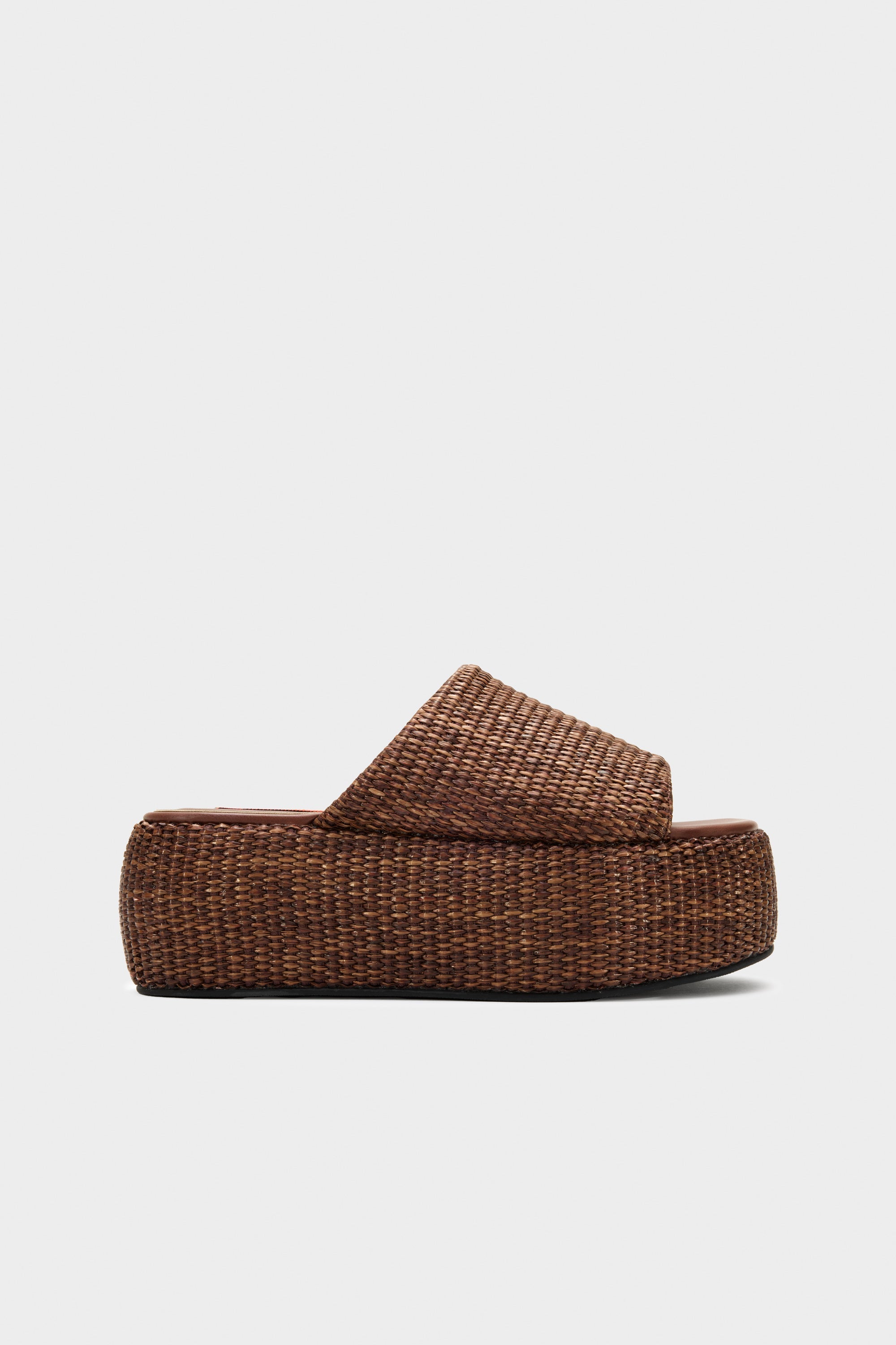 Simon Miller Raffia Cloudy Platform - Chocolate