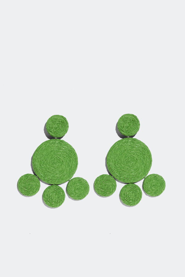 Simon Miller Raffia Deco Earring - Gummy Green