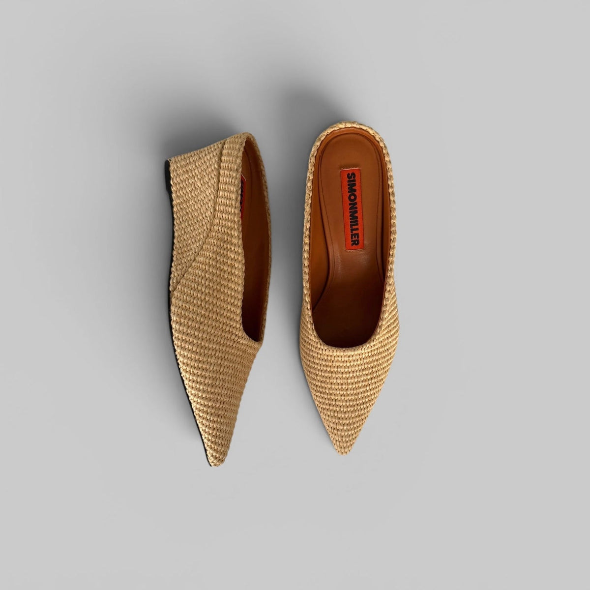 Simon Miller Raffia Gala Wedge - Natural