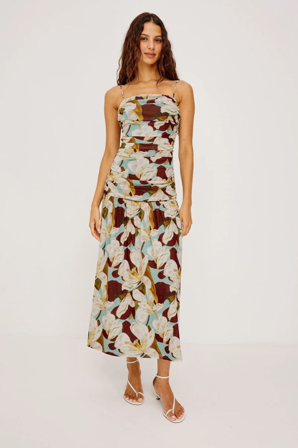 Rails Dolly Dress - Plumeria