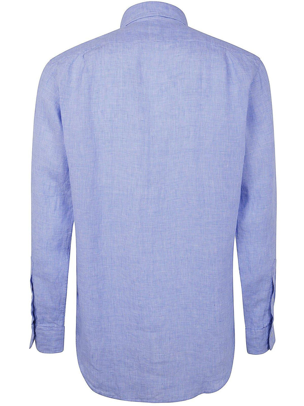 Ralph Lauren Polo Pony Embroidered Buttoned Shirt - Shirt - 6555B Cabana Blue White