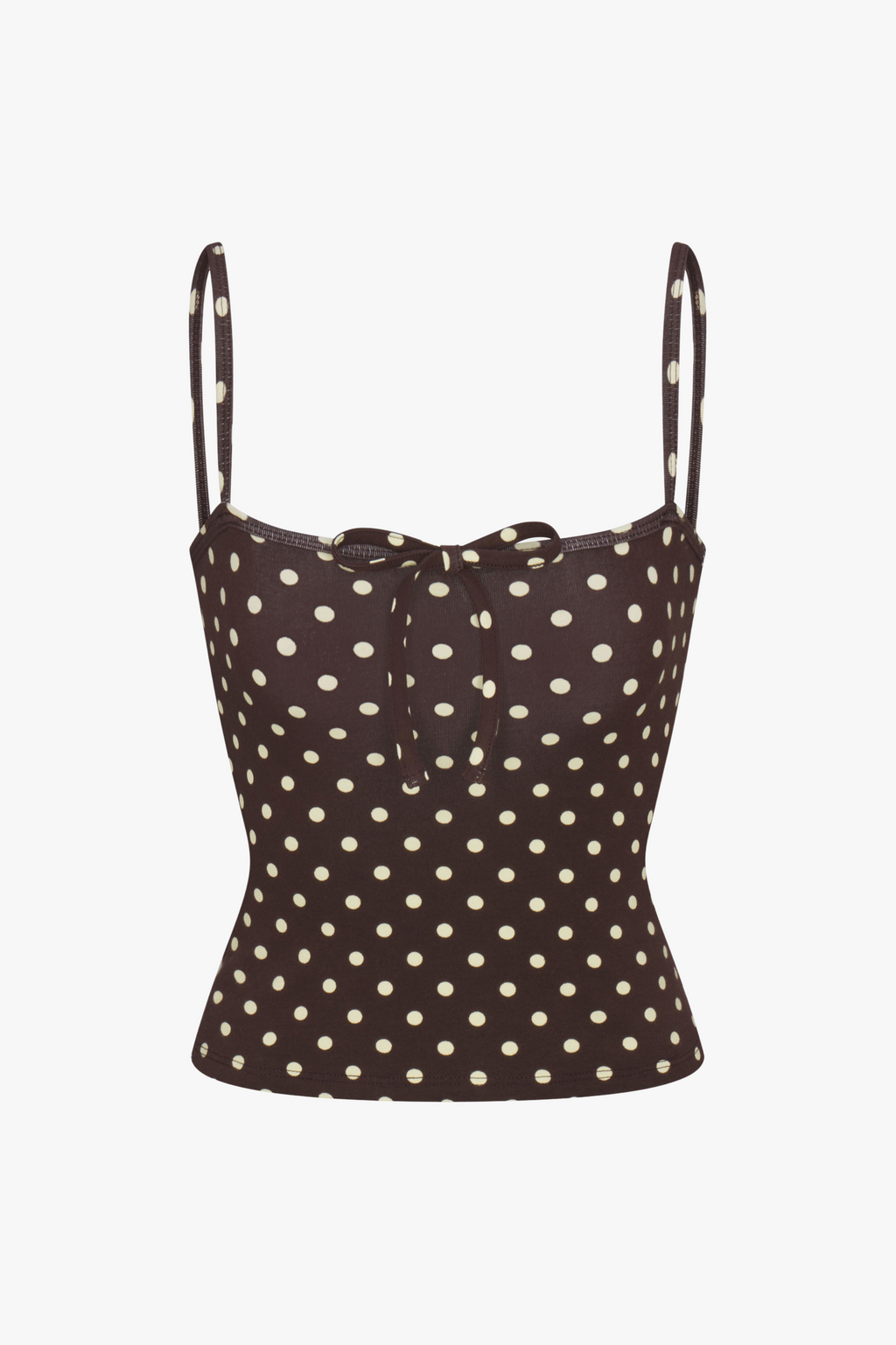 Rat Boi Tie Cami in Espresso Dot