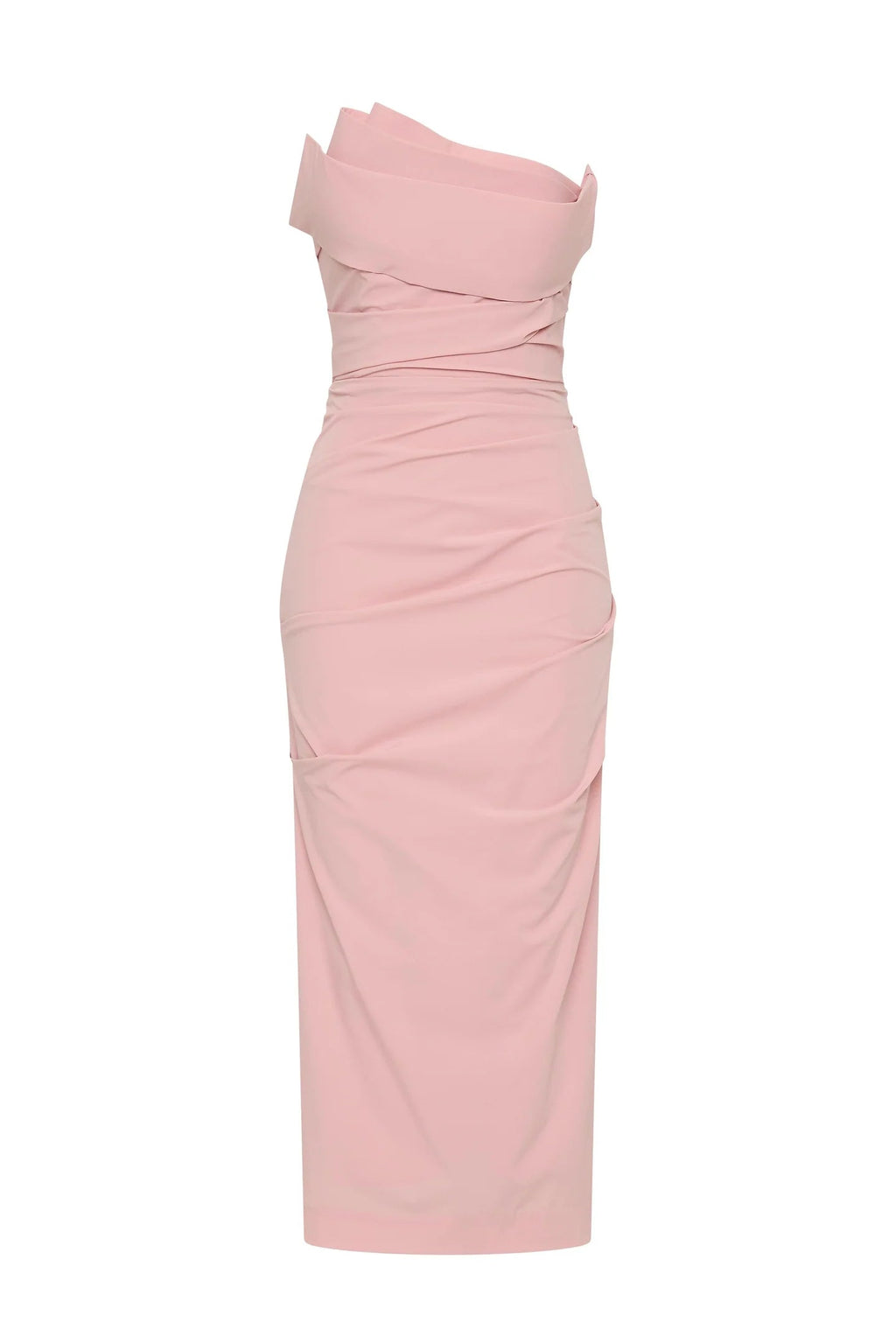 Rachel Gilbert Salma Strapless Dress - Rosewater