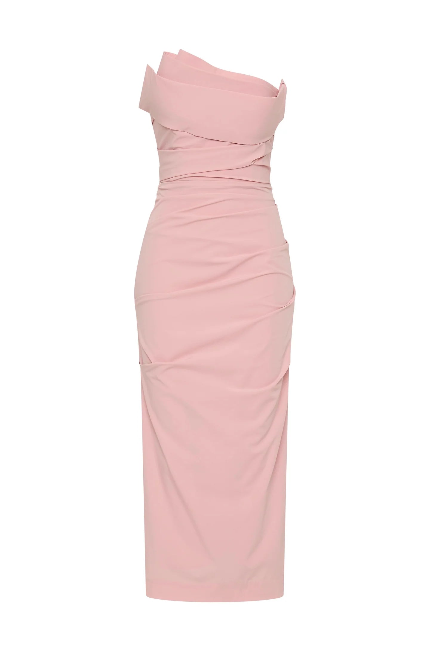 Rachel Gilbert Salma Strapless Dress - Rosewater