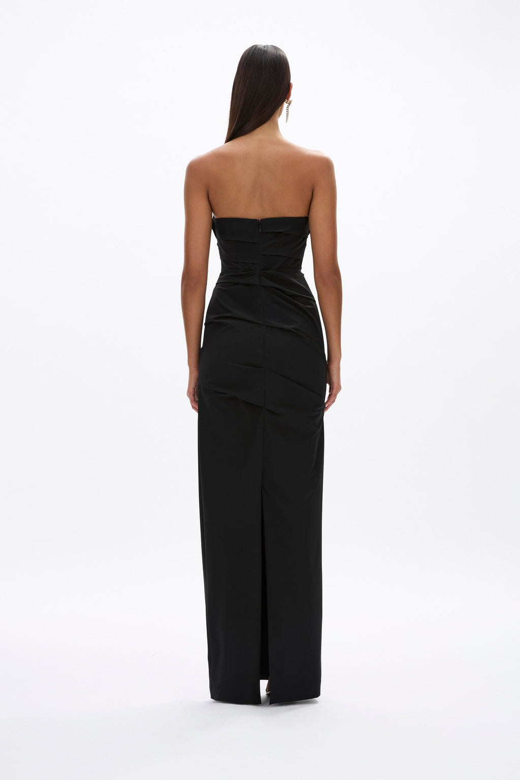 Rachel Gilbert Salma Strapless Gown - Black