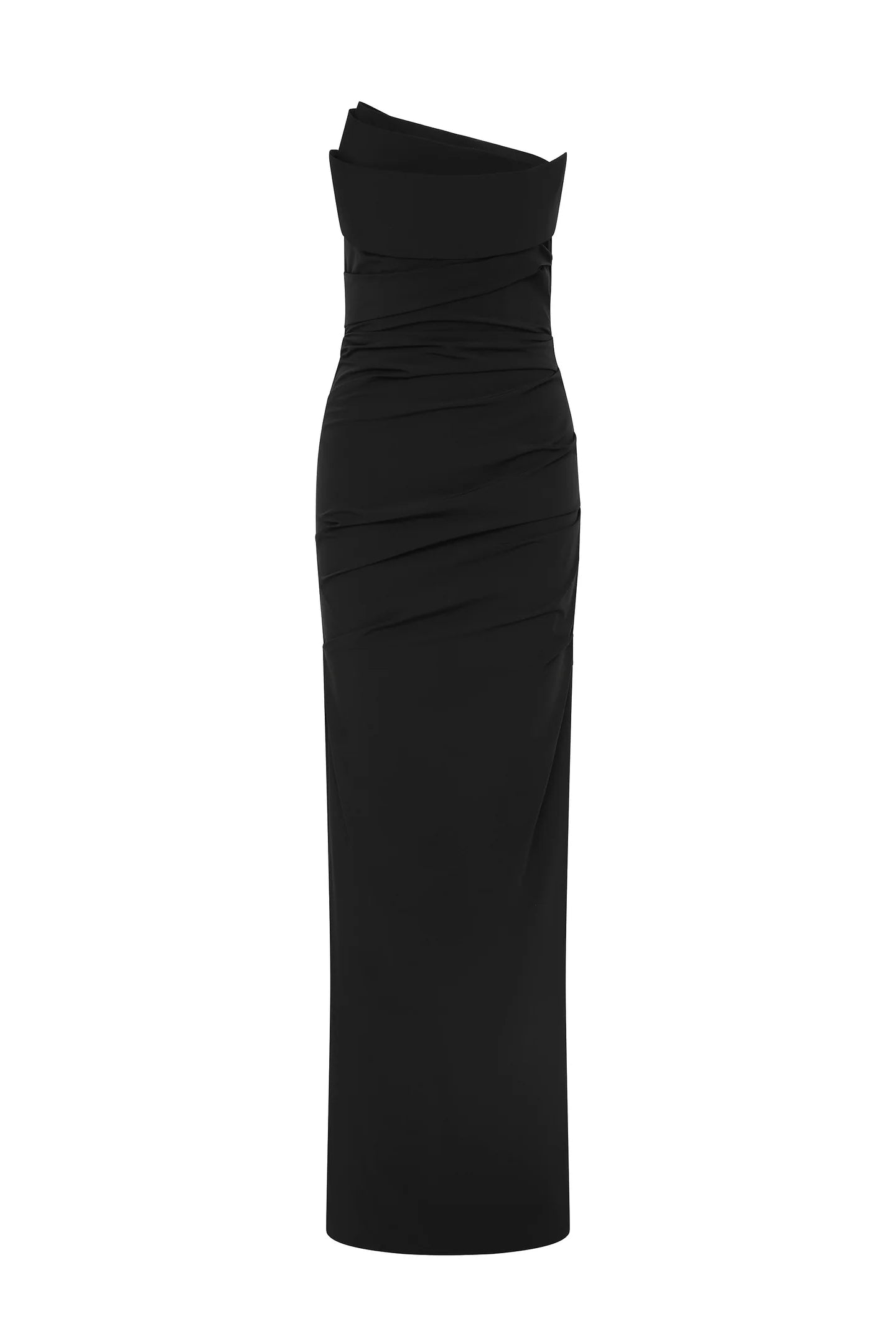 Rachel Gilbert Salma Strapless Gown - Black