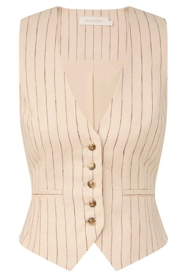 Zimmermann Rebellion Pinstripe Waistcoat
