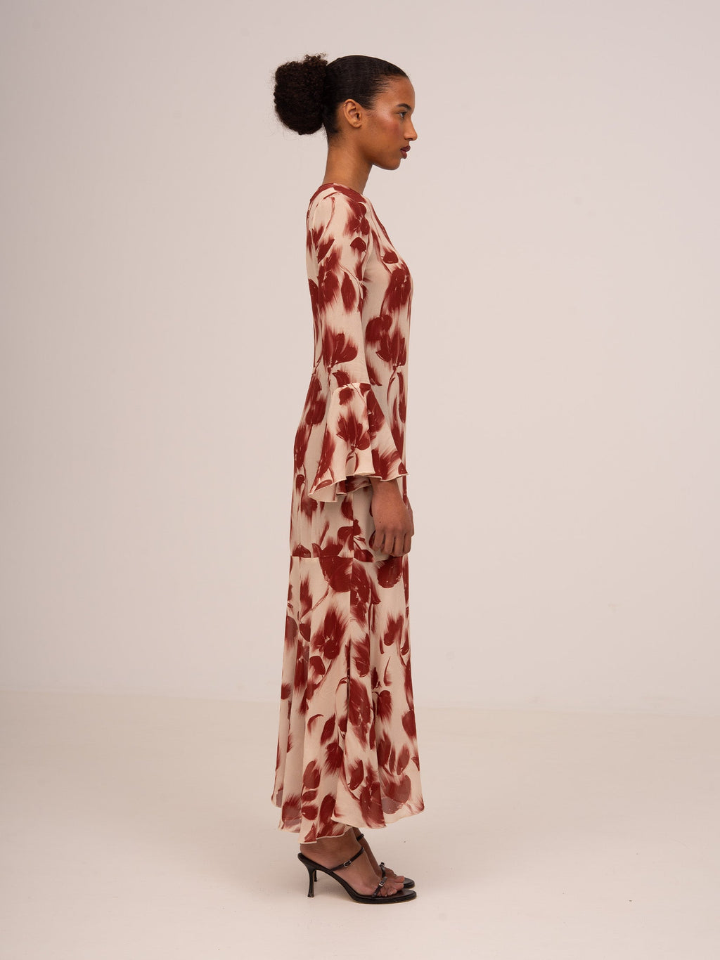 Carmen Says Jester Flower Print Midi Dress