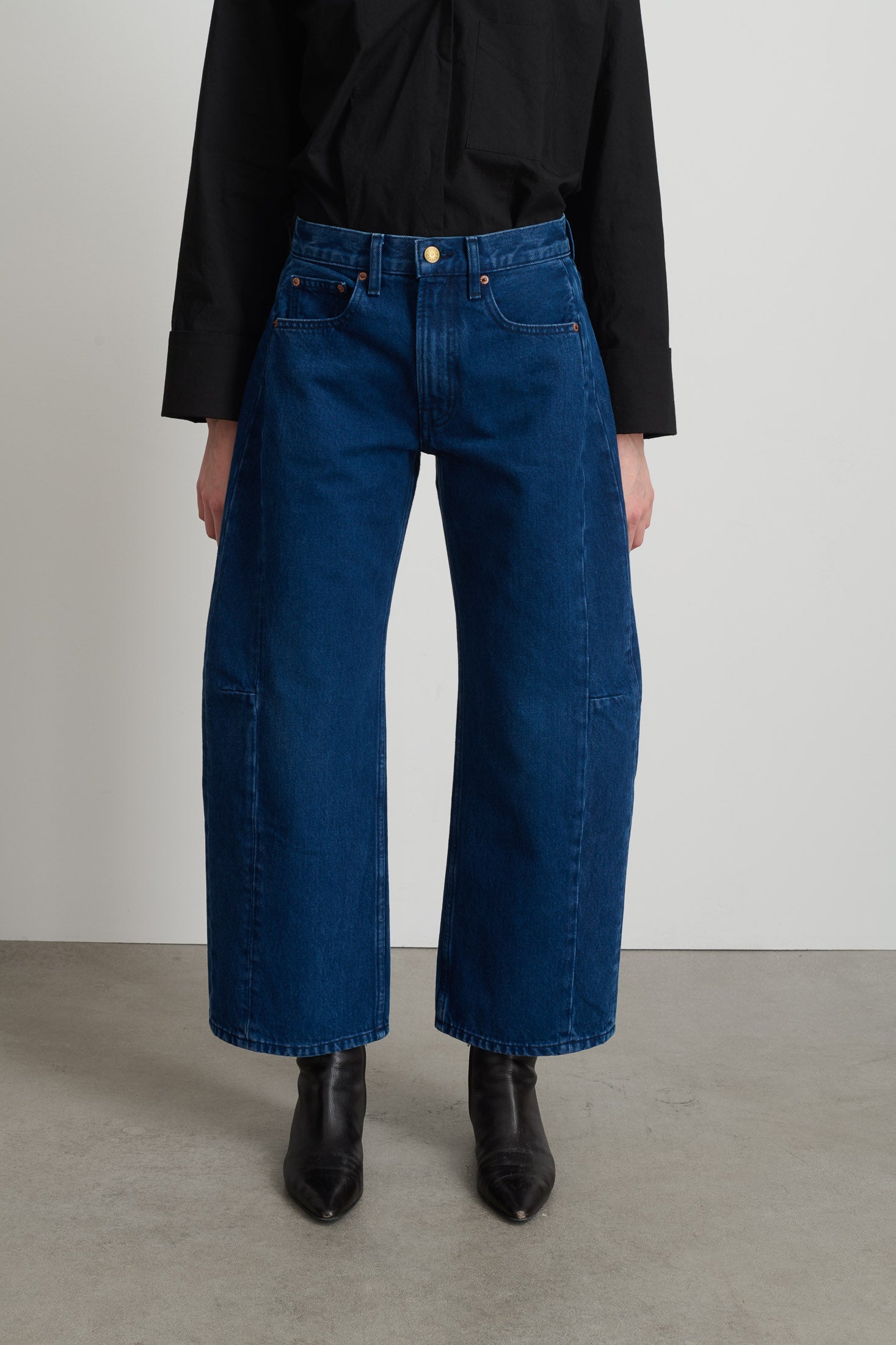 B Sides Relaxed Blue Lasso Jean - Van Blue