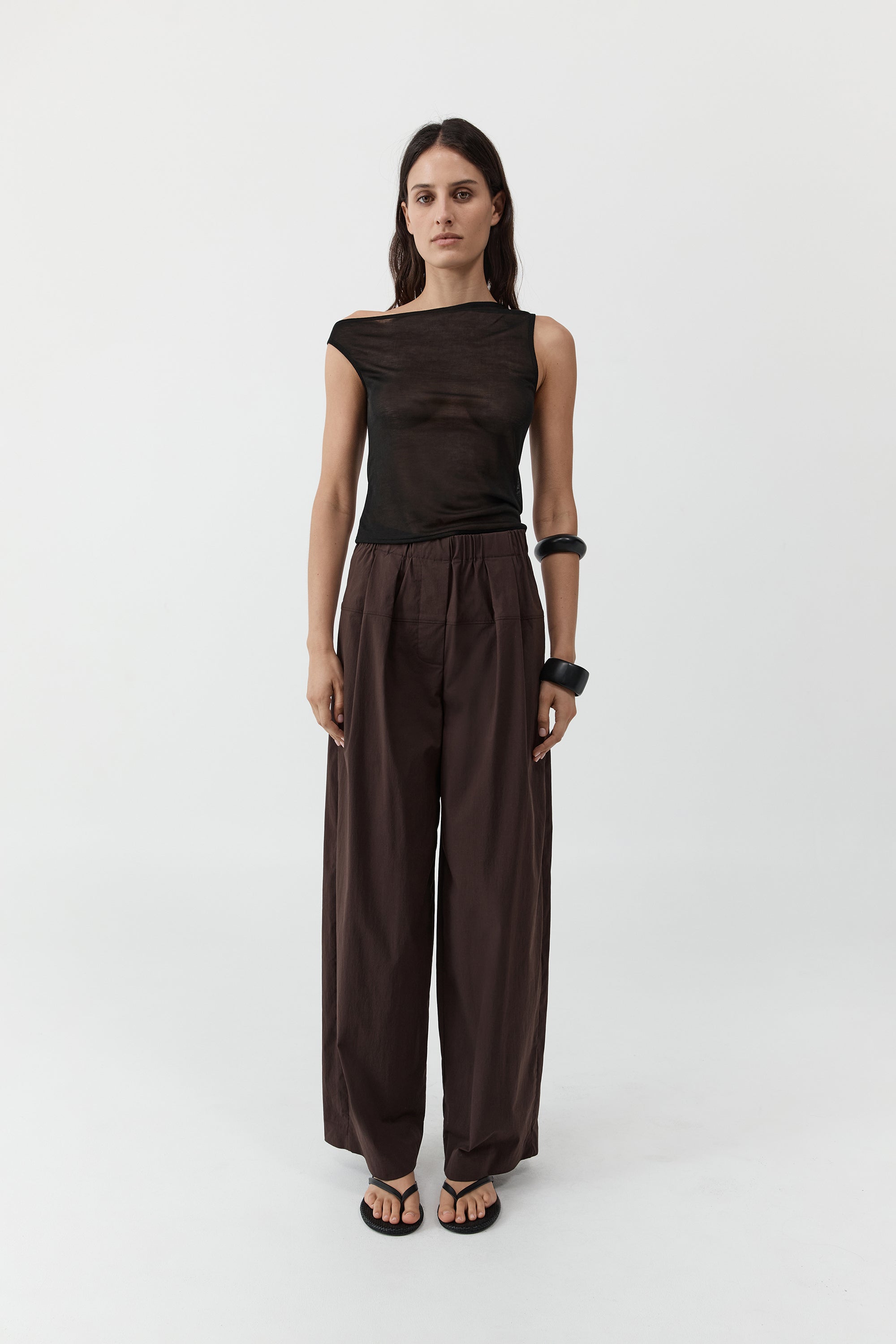 St. Agni Relaxed Pleat Pants