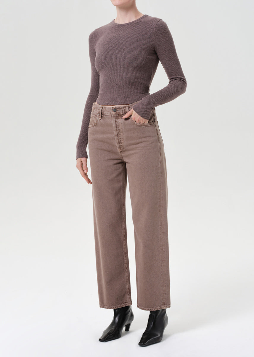 AGOLDE Ren Jean High Rise Wide Leg Jeans