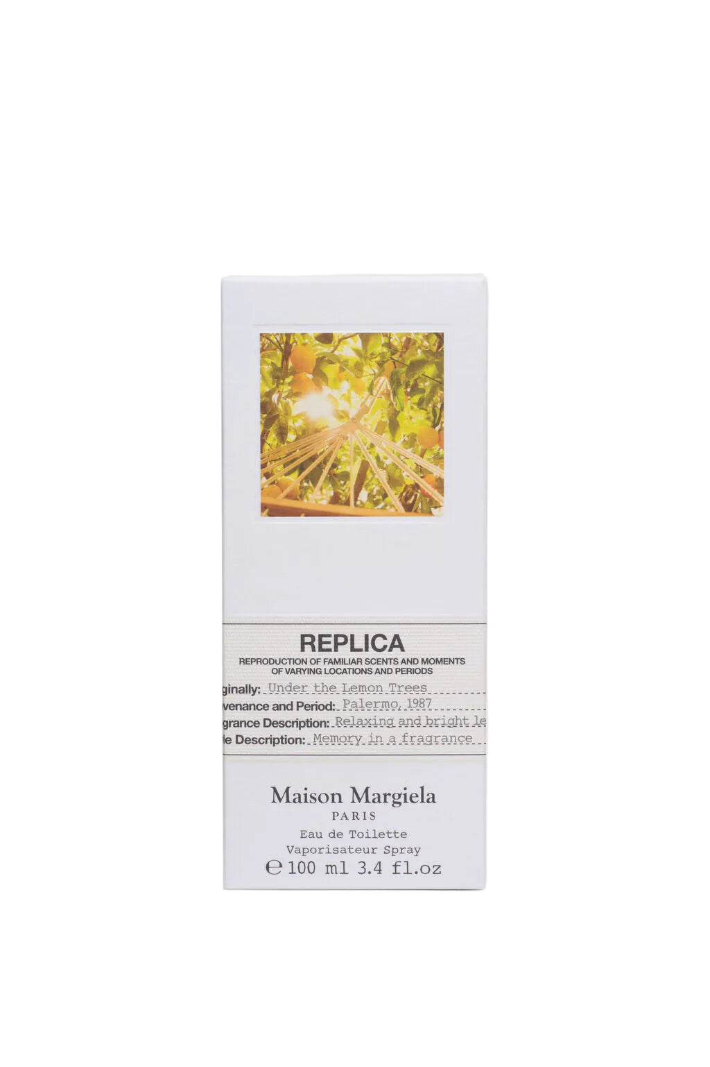 Maison Margiela Replica Under The Lemon Trees Eau De Toilette 100ml Perfume