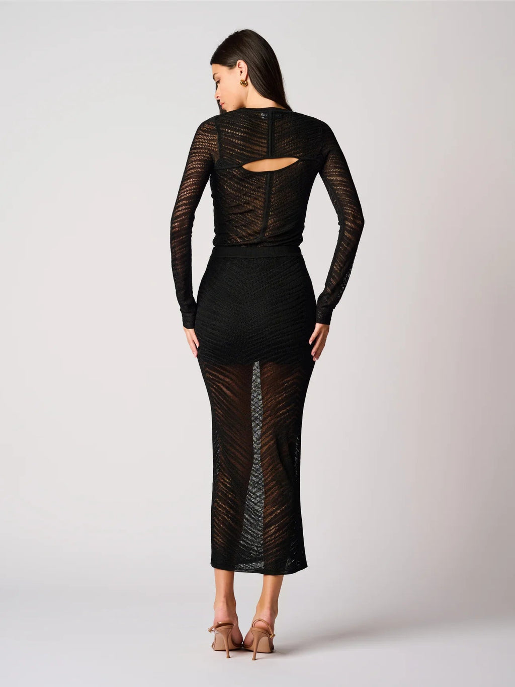 Hevron Rhea Top - Black