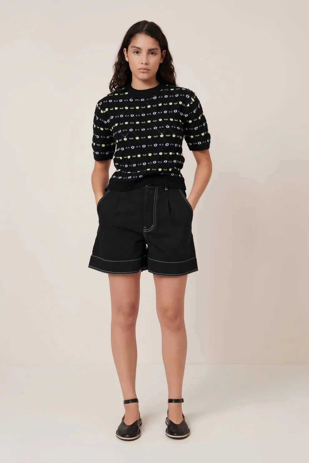 Kowtow Rhode Top - Daisy Jacquard