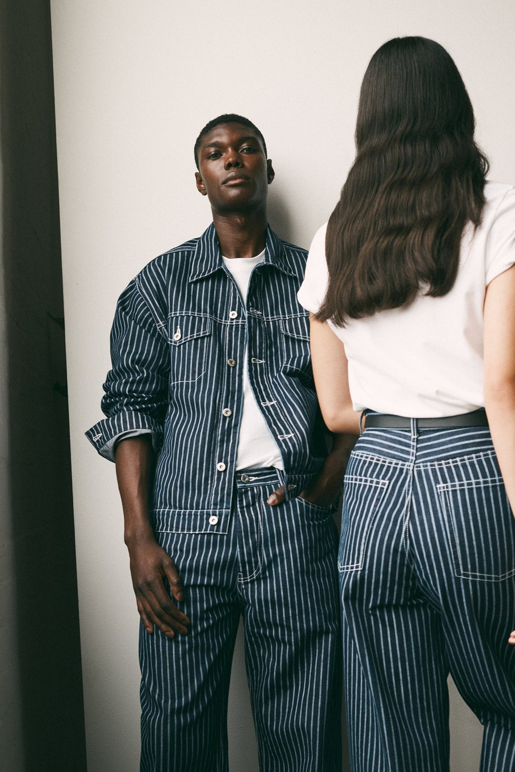 Kowtow Riley Jacket - Chalk-Stripe