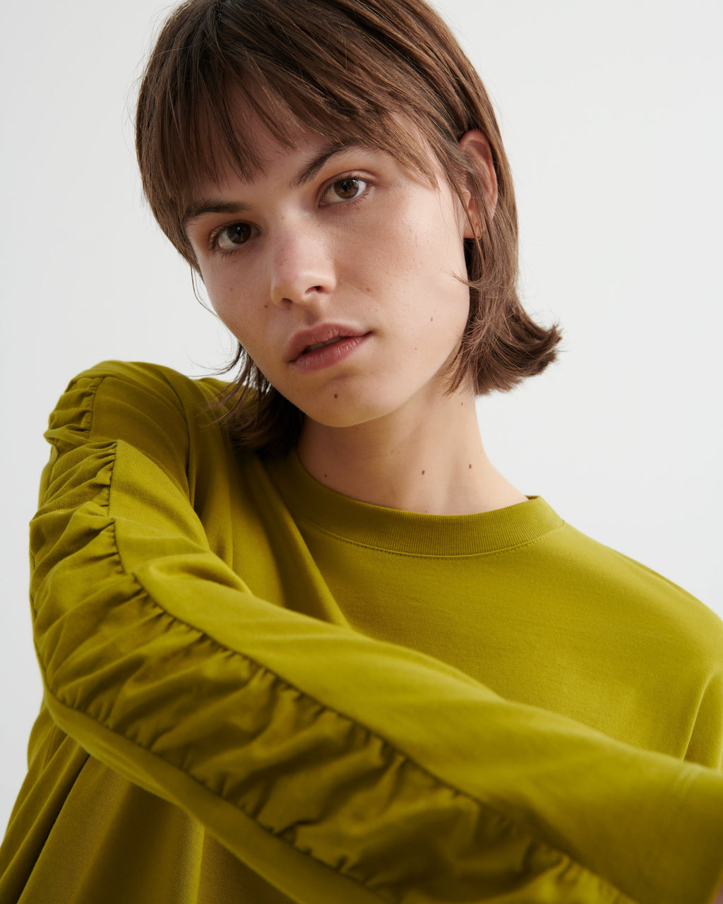 Kowtow Ripple Tee - Deep Citrus