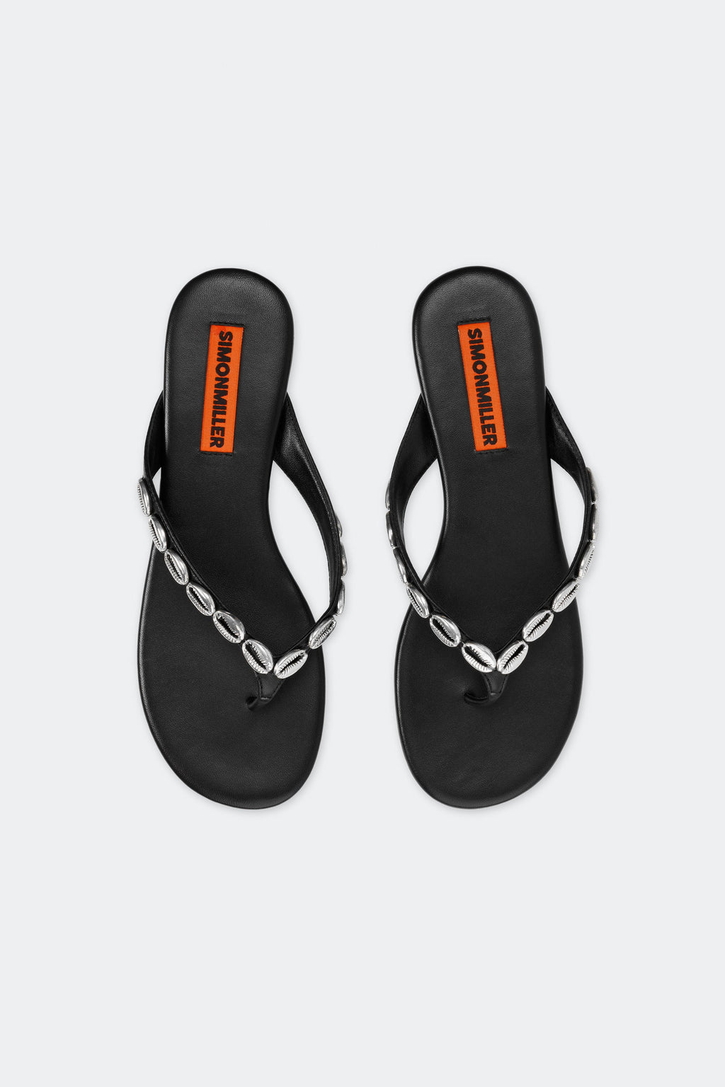Simon Miller Riviera Thong Sandal - Black/Silver