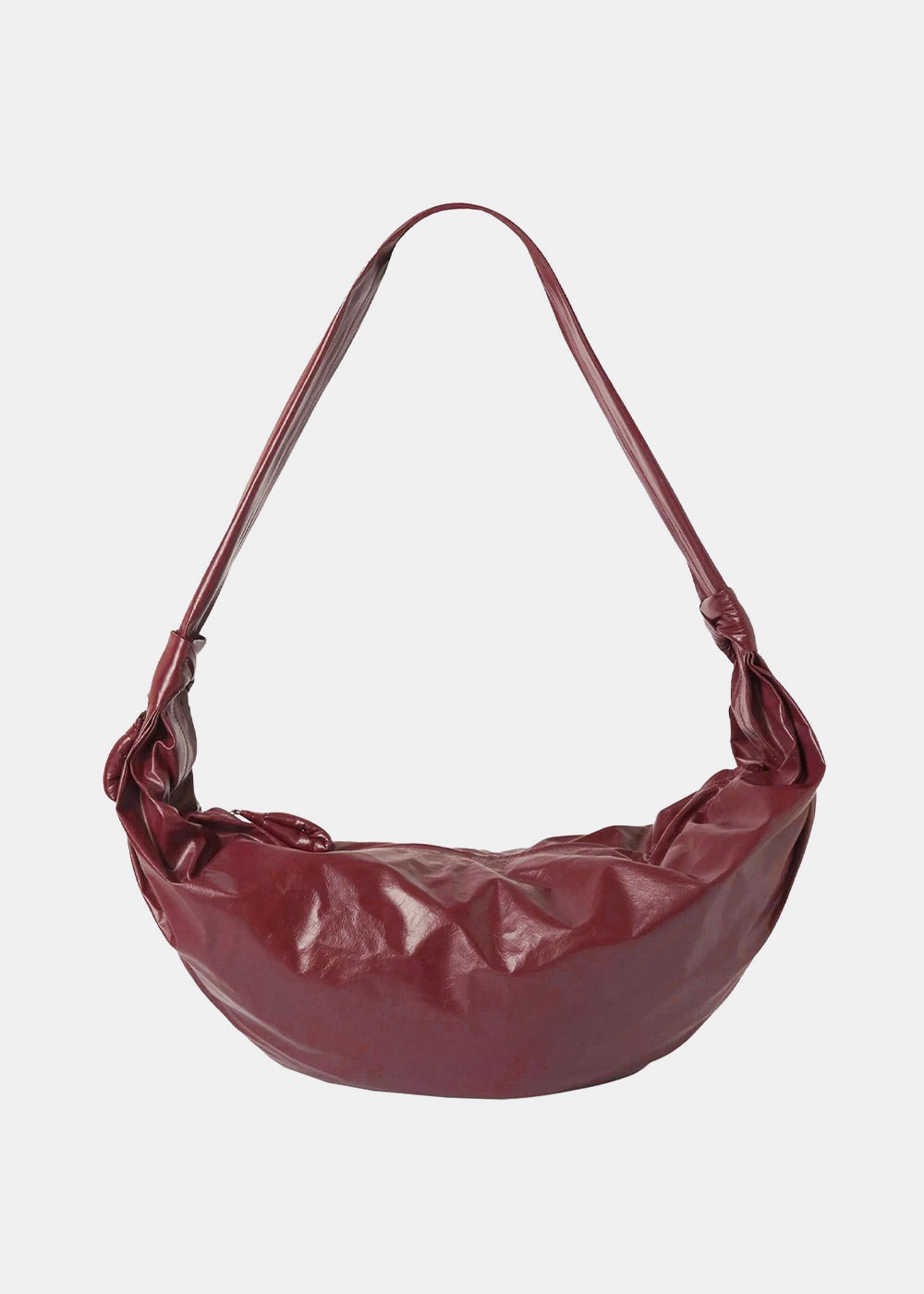 Lemaire Large Soft Croissant Shoulder Bag - Roasted Pecan