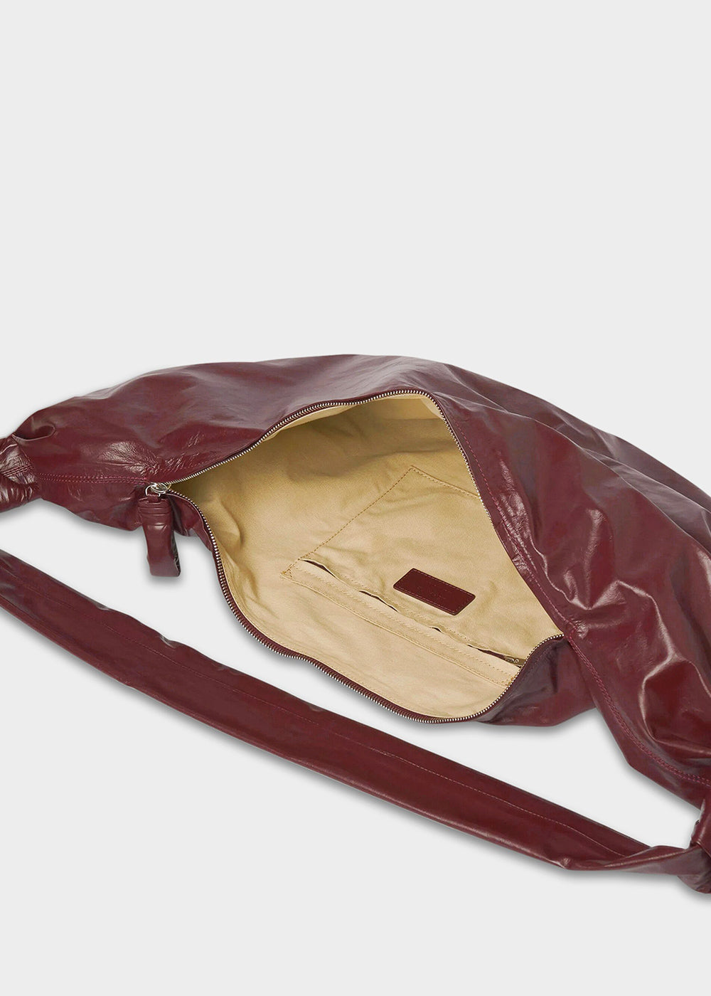 Lemaire Large Soft Croissant Shoulder Bag - Roasted Pecan