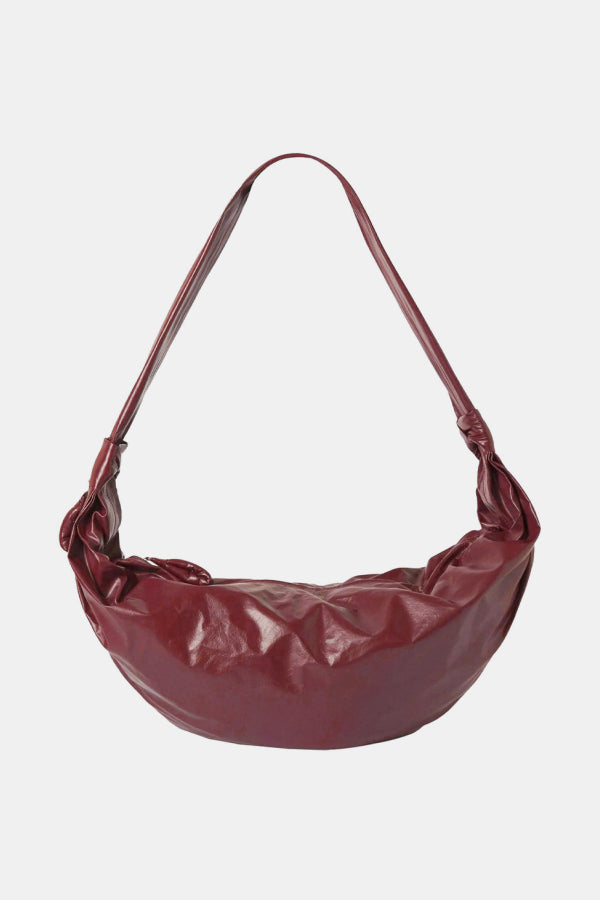 Lemaire Large Soft Croissant Shoulder Bag - Roasted Pecan