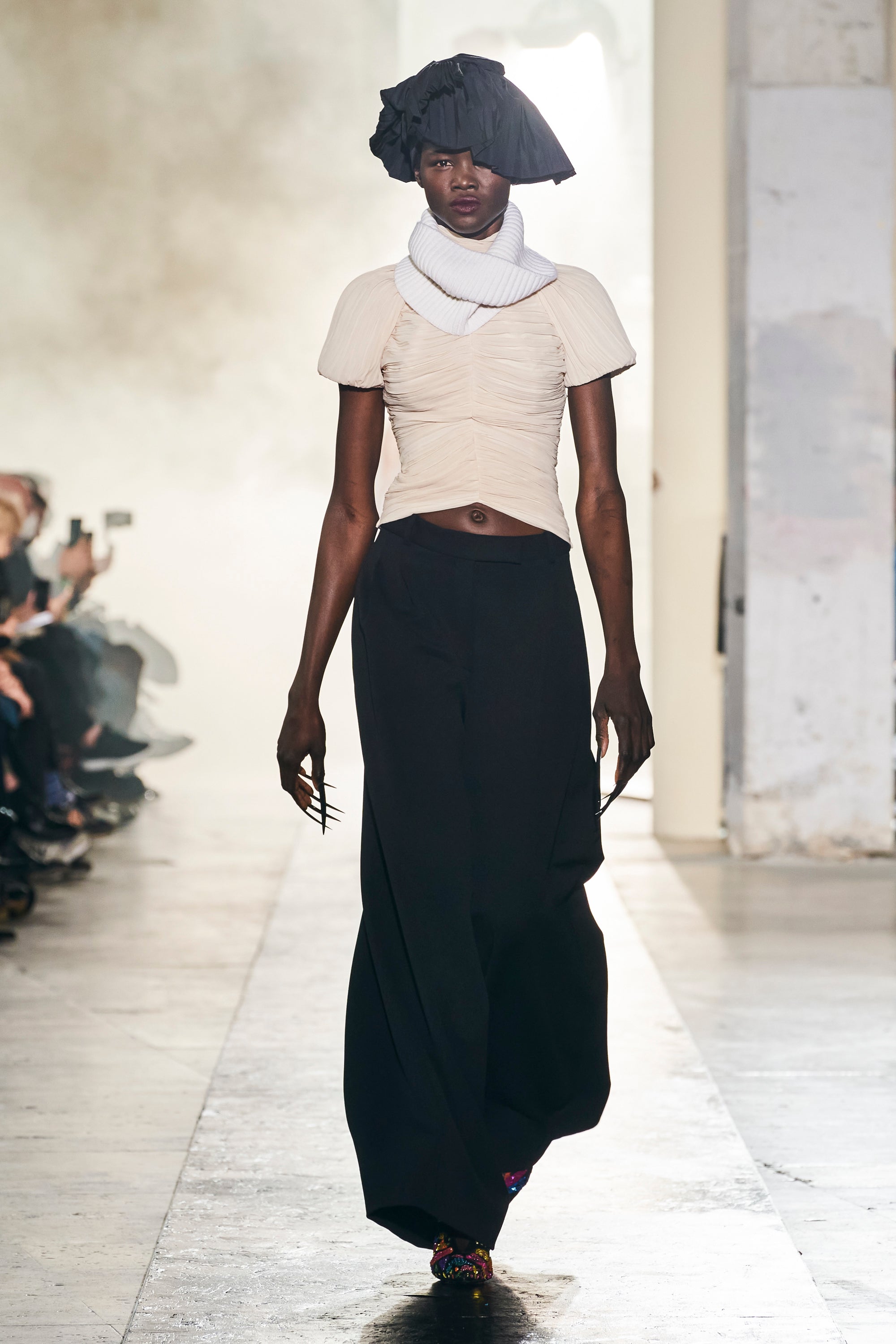 Rochas TURTLE NECK TOP - NATURAL