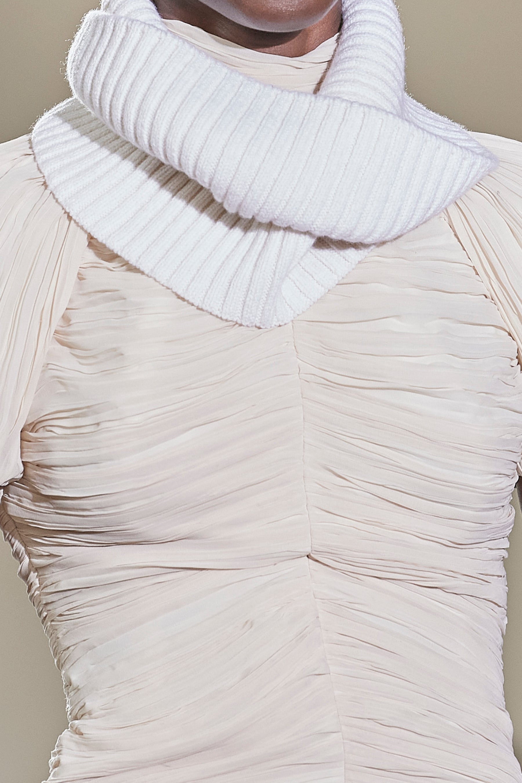 Rochas TURTLE NECK TOP - NATURAL