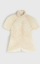 Rochas TURTLE NECK TOP - NATURAL