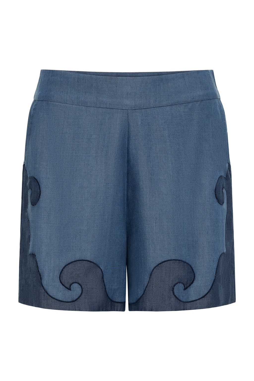 Carolina K Roma Short Shorts - Tencel Denim