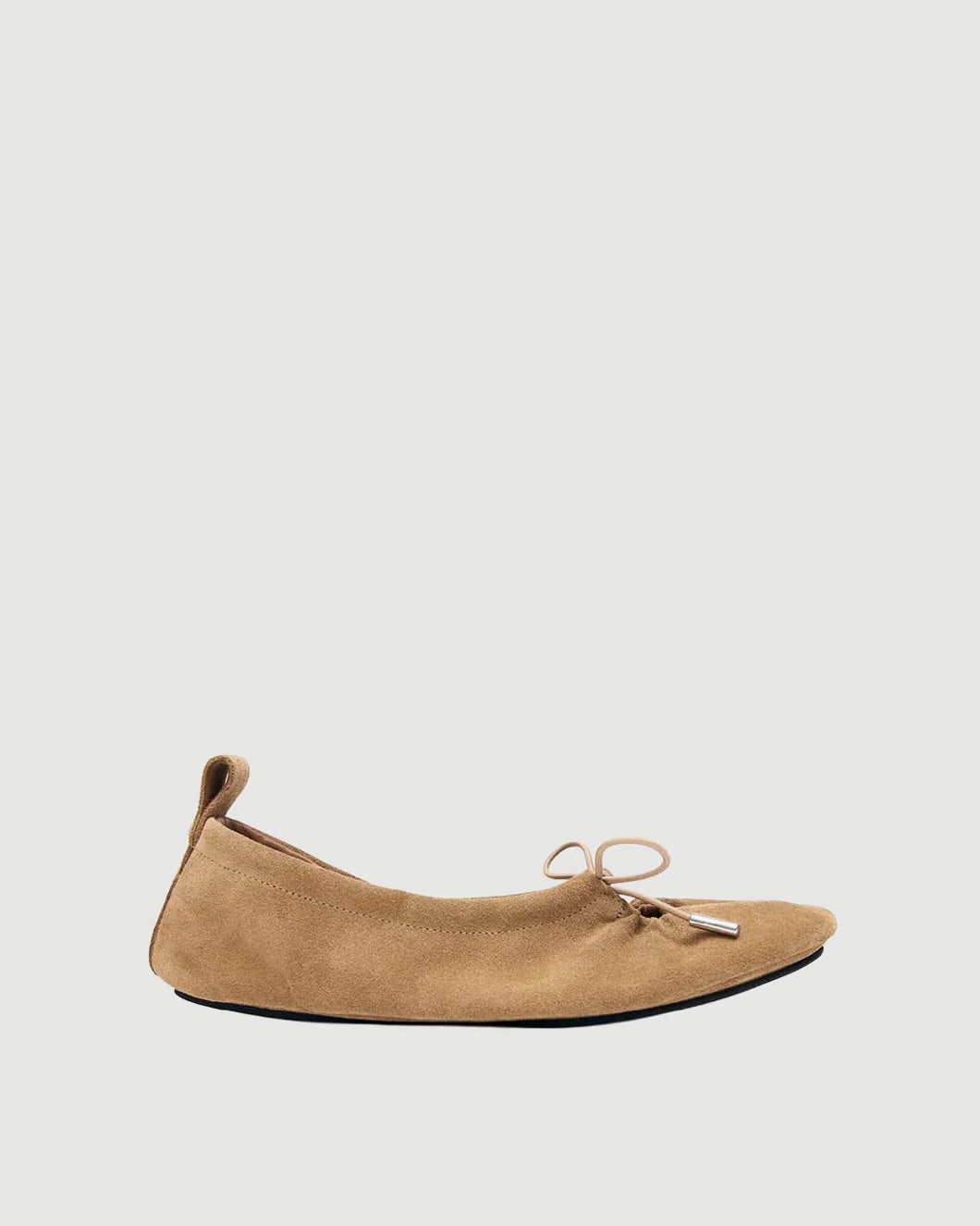 Alohas Rosalind Suede Ballet Flats - Brown