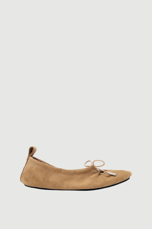 Alohas Rosalind Suede Ballet Flats - Brown