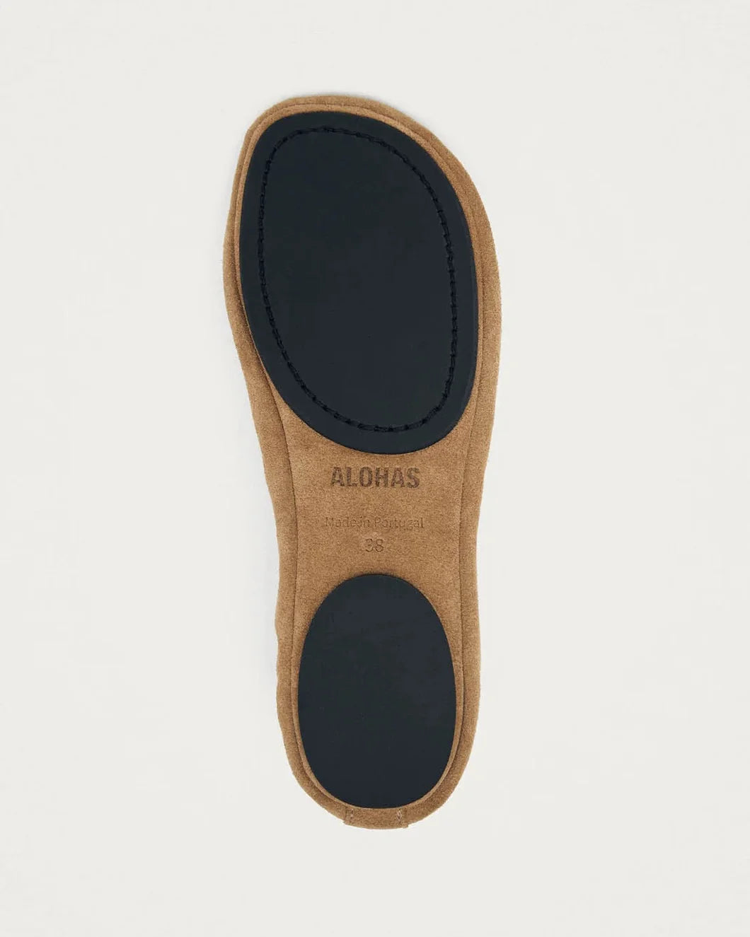 Alohas Rosalind Suede Ballet Flats - Brown