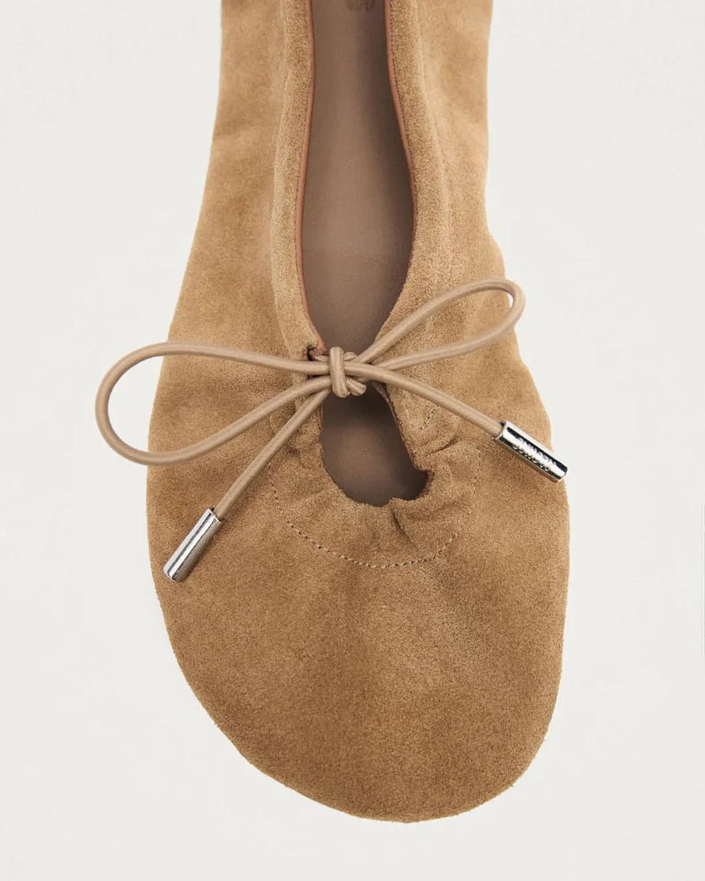 Alohas Rosalind Suede Ballet Flats - Brown