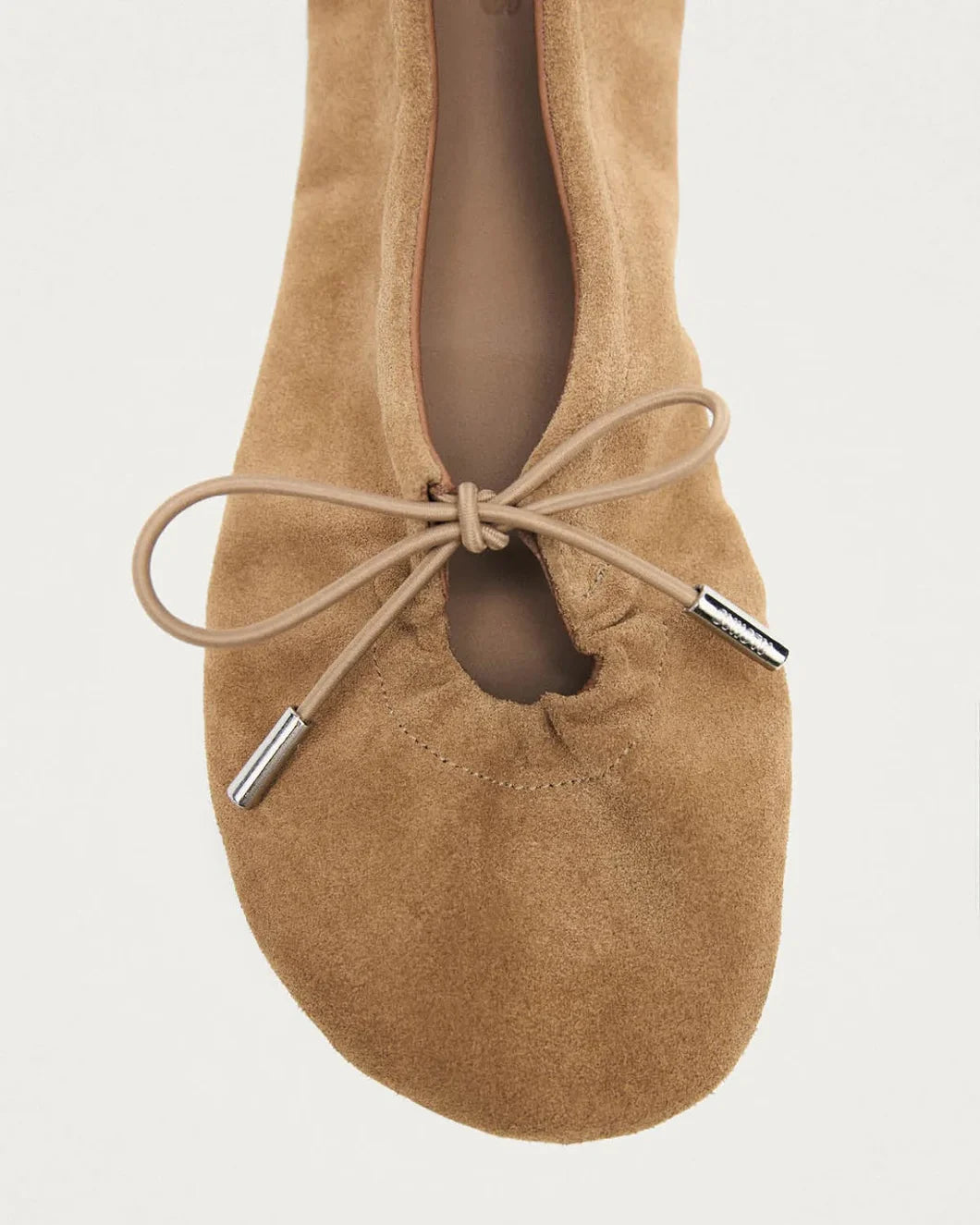 Alohas Rosalind Suede Ballet Flats - Brown