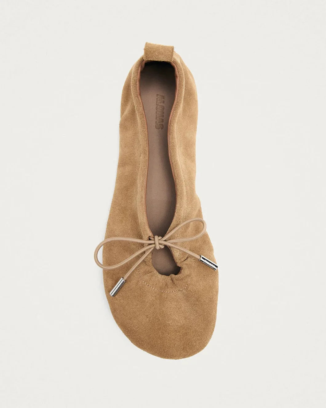 Alohas Rosalind Suede Ballet Flats - Brown